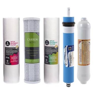 AÇIK KASA SU ARITMA CİHAZI için LG MEBRAN Su Arıtma Filtresi 5 li Set EKO