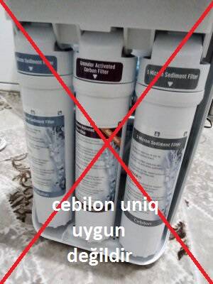 AQUA FLY Su Arıtma Cihaz Filtresi Lg Membranlı İhlas Aura Cebilon Compact Uyumlu 5 Li Takım 10" Açık Kasa Cihaz Uyumlu - 7