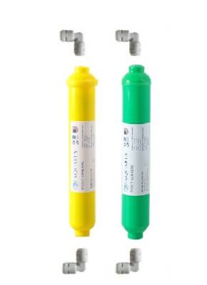 AQUA FLY Su Arıtma Cihazı için Mineral Filtre Ve Alkali Filtre 2li Set YEDEK