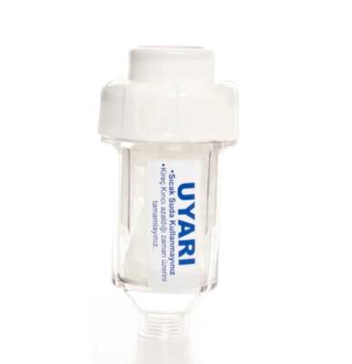 AQUA FLY ŞOFBEN FİLTRESİ METAL KAFALI KiREC ÖNLEYİCİ ŞOFBEN FiLTRESİ GİRİŞ ÇIKIŞ 1/2