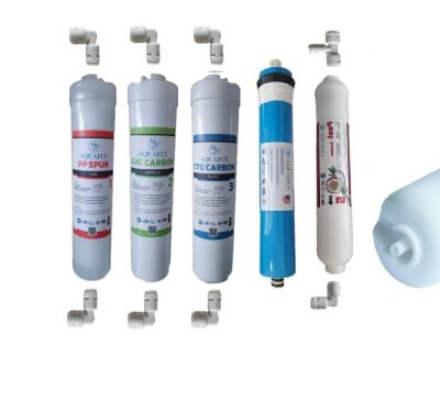 AQUAFLY 12" İNLİNE 5Lİ SU ARITMA FİLTRESİ KAPALI KASA CİHAZ UYUMLU