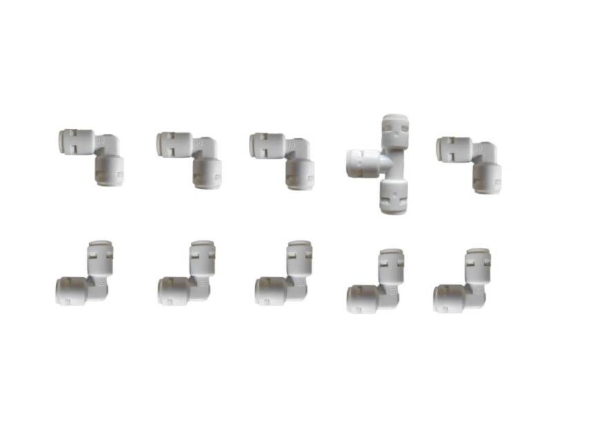 AQUAFLY Su Arıtma Cihazı Filtresi 12" İNLİNE 6lı Takım DETOX İNFRARE Su Arıtma Filtresi KAPALI KASA CİHAZ UYUMLU - 6