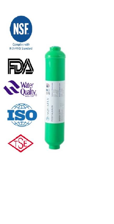 AQUA FLY Kapalı Kasa Su Arıtma Cihazı Filtresi  12" İNLİNE 7 FİLTRE  ( ALKALİ ve DETOX ) Su Arıtma Filtresi Kapalı Kasa Cihaz Uyumlu - 6