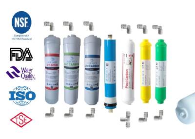 AQUAFLY Su Arıtma Cihazı Filtresi 12" İNLİNE 7li Takım Alkali Mineral Su Arıtma Filtresi KAPALI KASA CİHAZ UYUMLU