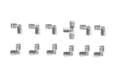 AQUAFLY Su Arıtma Cihazı Filtresi 12" İNLİNE 7li Takım Alkali Mineral Su Arıtma Filtresi KAPALI KASA CİHAZ UYUMLU - 4