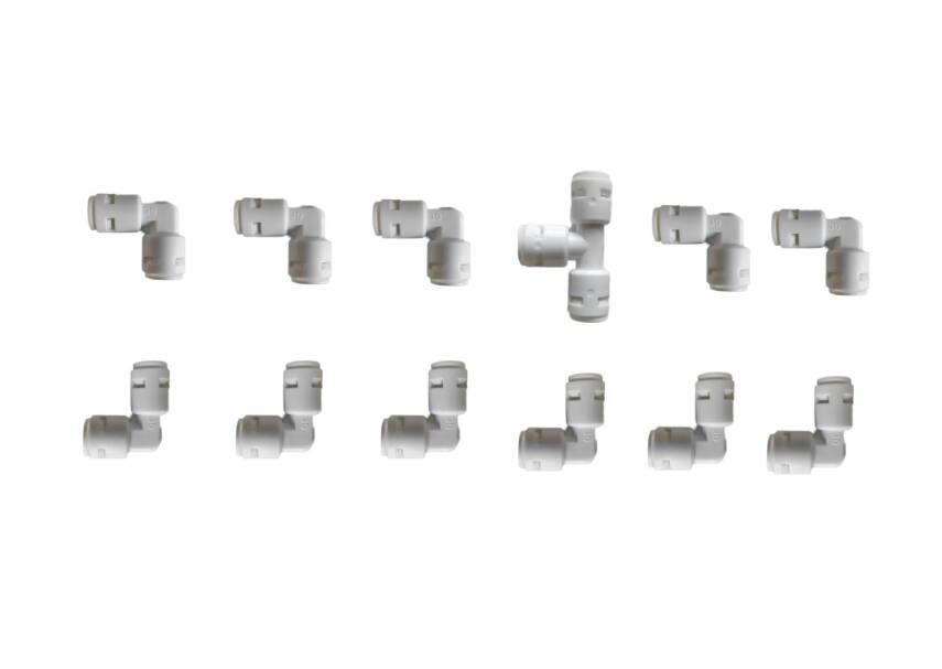 AQUAFLY Su Arıtma Cihazı Filtresi 12" İNLİNE 7li Takım Alkali Mineral Su Arıtma Filtresi KAPALI KASA CİHAZ UYUMLU - 4