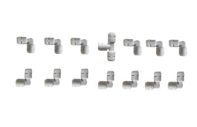 Aquafly 12" Inline 8li Takım Alkali Mineral İnfrare Su Arıtma Filtresi Kapalı Kasa Cihaz Uyumlu - 5