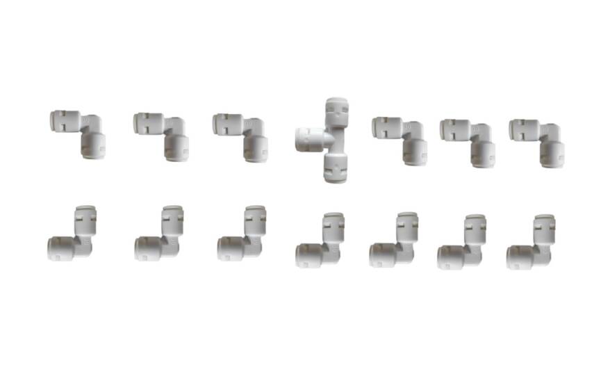 Aquafly 12" Inline 8li Takım Alkali Mineral İnfrare Su Arıtma Filtresi Kapalı Kasa Cihaz Uyumlu - 5