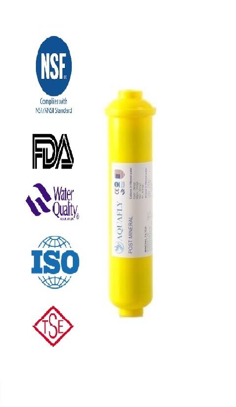 Aquafly 12" Inline 8li Takım Alkali Mineral İnfrare Su Arıtma Filtresi Kapalı Kasa Cihaz Uyumlu - 6