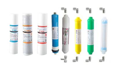 AQUAFLY Su Arıtma Filtresi 8li Takım Arıtıcı Filtresi DETOX YEDEK 10' AÇIK KASA UYUMLU