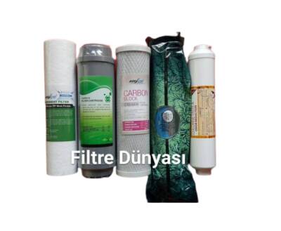 AQUALLİNE ÇİFT KARBONLU 5Lİ SU ARITMA FİLTRESİ AQUALLİNE MARKALI