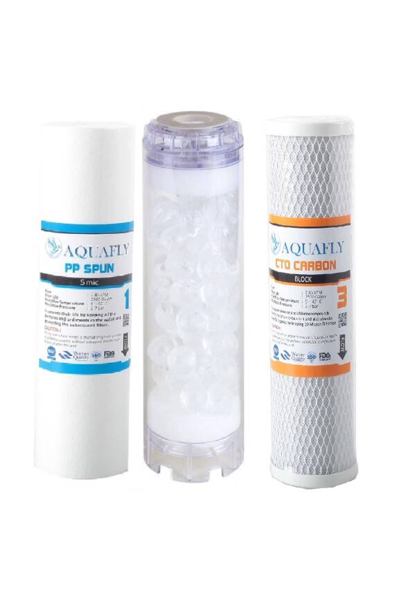 AQUA FLY DAİRE ARITMA ANASU GİRİŞ 3LÜ YEDEK ( Sediment, Silifos, Cto ) - 1
