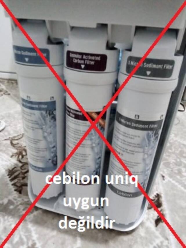 FİLMTEC MEBRANLI SU ARITMA FİLTRESİ 5li SET ÇİFT KARBONLU İHLAS UYUMLU - 7