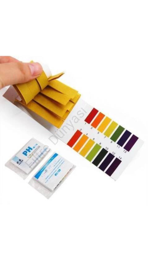 SU ARITMA PH ÖLÇER 80 ADET PH STRİP BANDI 1-14 PH KAĞIDI - 1