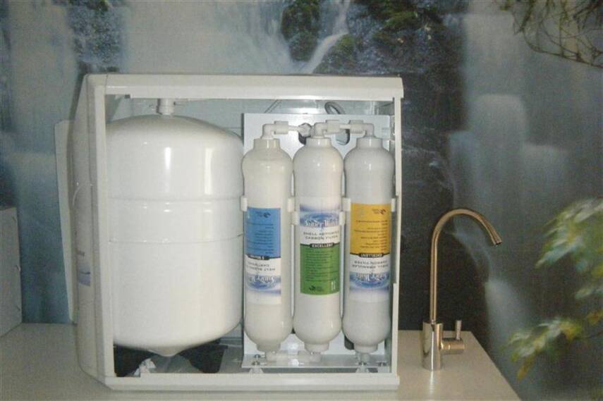 AQUA FLY Tezgah Üstü Su Arıtma Cihazı Filtresi 4lü SET FİLMTEC MEMBRANLI - 4