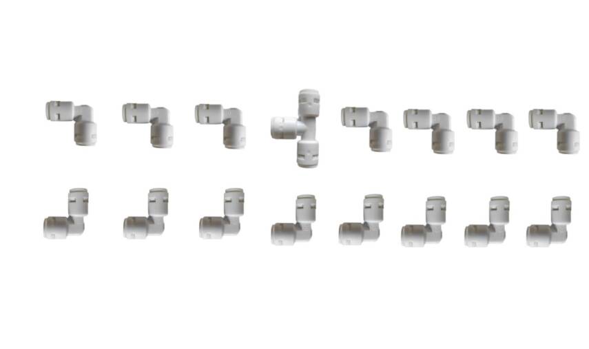 USA 12" İNLİNE 8lİ Alkalin Mineral Bio Ceramic İnfrared YEDEK - 8