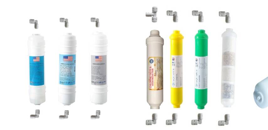 USA 12" İNLİNE Su Arıtma Filtresi 7li Alkalin Mineral Bio Ceramic YEDEK - 1