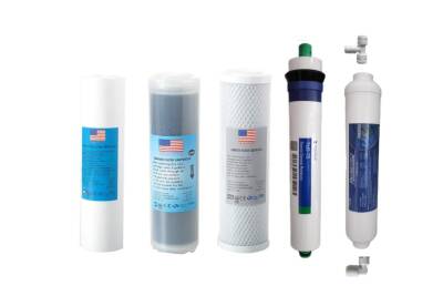 TRUST WATER AÇIK KASA SU ARITMA CİHAZI FİLTRESİ ÇİFT KARBONLU PENTAİR PUREPROLU TAKIM 5'li Set ARITICI FİLTRESİ