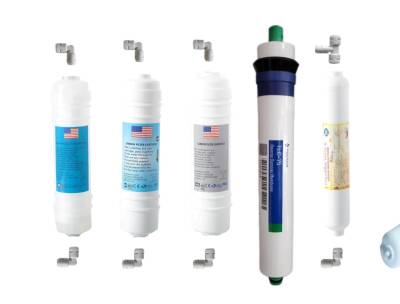 TRUST WATER Kapalı Kasa Su Arıtma Cihazı Filtresi  PENTAİR  Mebranlı İNLİNE 5Lİ Set