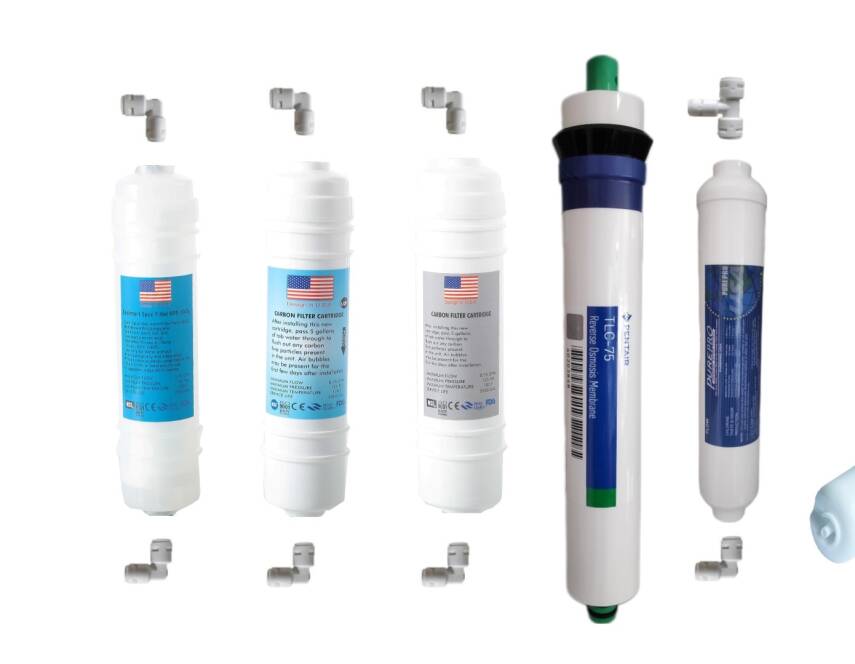 TRUST WATER İNLİNE Su Arıtma Cihaz Filtresi Pentair Mebranlı FİLTRE TAKIMI 5Lİ KAPALI KASA CİHAZ UYUMLU - 1