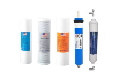 TRUST WATER Su Arıtma Cihazı Filtresi 5'li SET FİLMTEC MEMBRANLI AÇIK KASA CİHAZ UYUMLU