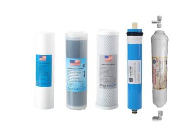 TRUST WATER Su Arıtma Cihazı Filtresi 5Lİ Takım ÇİFT KARBONLU 5li Set VONTRON Membranlı AÇIK KASA CİHAZ UYUMLU