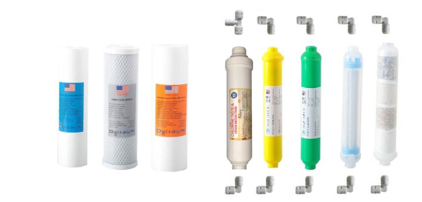 TRUST WATER Su Arıtma Cihazı Filtresi 8li ( 6,7,8,9 AŞAMALI) MEBRANSIZ AÇIK KASA CİHAZ UYUMLU - 1